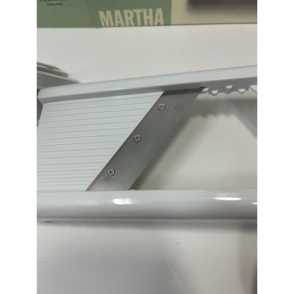 Martha Stewart Mandoline, White, 6 Pieces - Picture 2 of 12